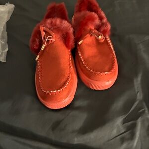 Cozy Red Shoes